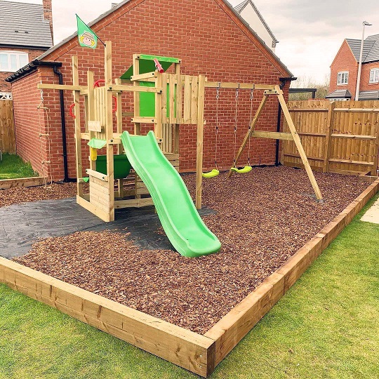 Making a Play Area in the Garden -